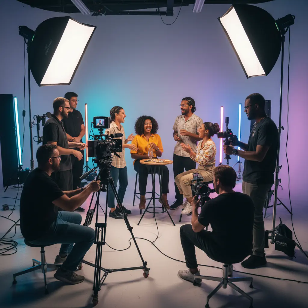 Behind the scenes on an UnScripted shoot