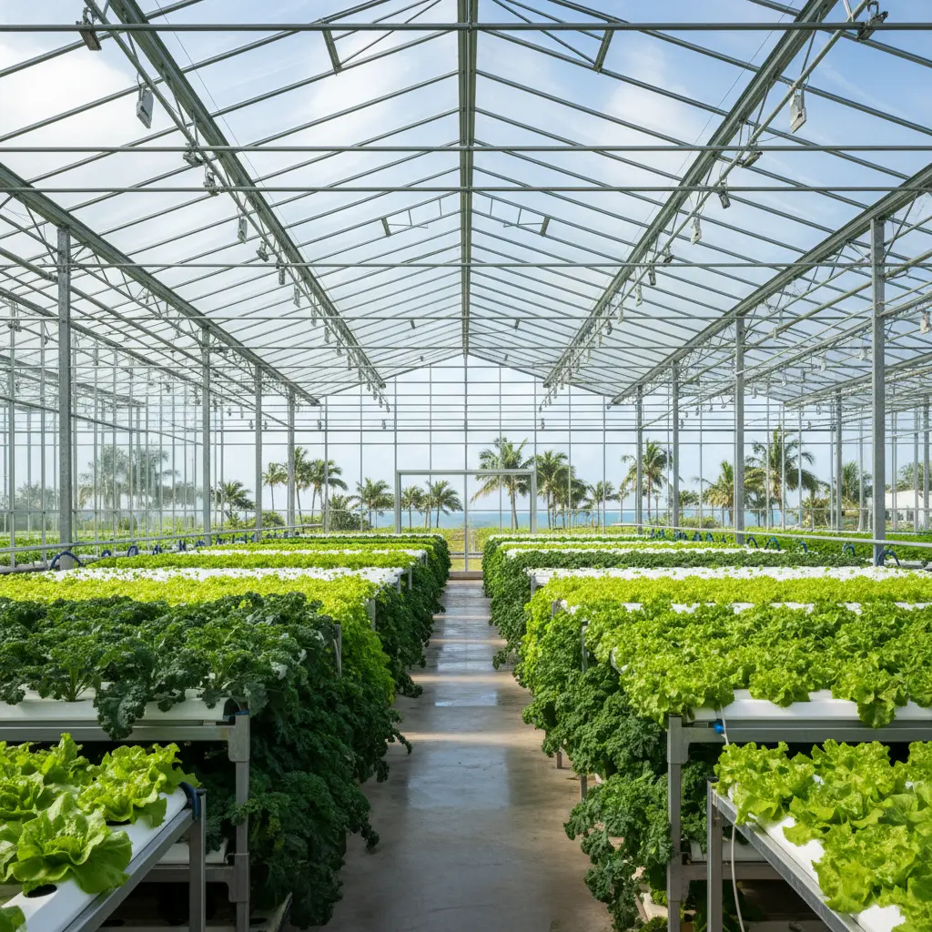 The Coffie Farm — hydroponic greenhouse